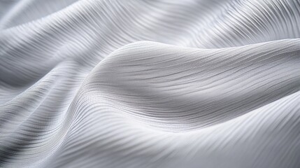 Naklejka premium Lined pattern texture white silk backgrounds. 