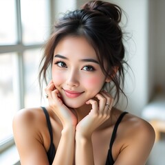 Fototapeta premium Beautiful Asian Woman Portrait