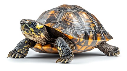 Obraz premium turtle on white background 