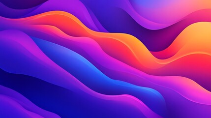Obraz premium Abstract Colorful Waves Gradient Design Background