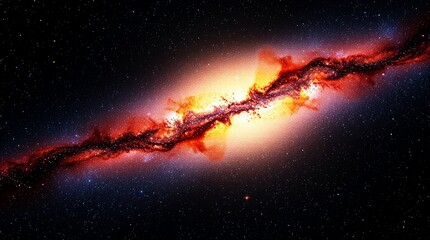 Starry Night Sky Over Mountain Range Astrophotography Milky Way Galaxy Background