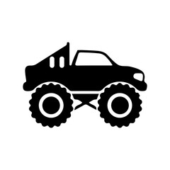 Truck clip art design on plain white transparent isolated background for card, shirt, hoodie, sweatshirt, apparel, tag, mug, icon, poster or badge