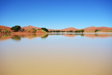 Wasser im Sossusvlei