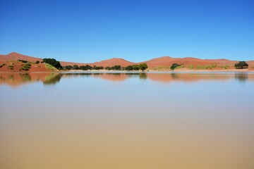 Wasser im Sossusvlei