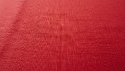 This vibrant red fabric features a fine texture, perfect for enhancing decor in social gatherings or artistic settings. Ideal for table setups or creative displays