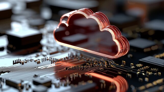 The term 'Awesome Visuals Describe Cloud Computing Wonders datacenter infrastructure hosting' is quite descriptive