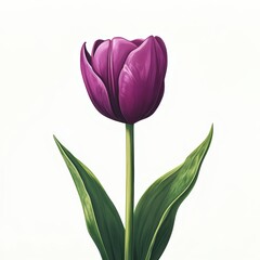Fototapeta premium Beautiful tulip flower in Spring.