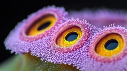Soft coral close-up for marine biology. Underwater growth in vivid detail