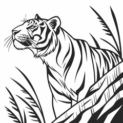tiger vector illustration