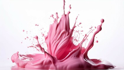 red liquid splash