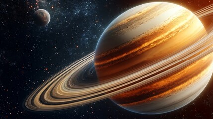 Space Planet Circular Charts Detailed Infographics