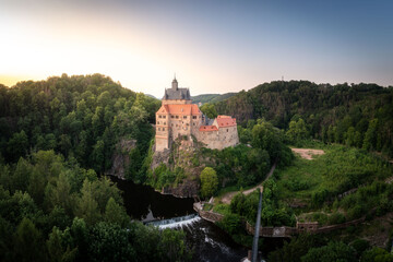 Obraz premium castle kriebstein in saxony, germany