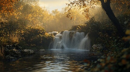 Autumnal Serenity at Plitvice National Park