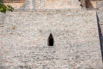 historical ruins of the mayans of uxmal in mérida yucatan mexicoe