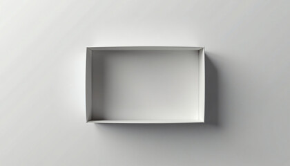Fototapeta premium Blank rectangular box mockup for packaging and branding design