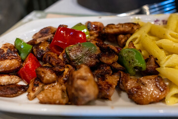 chicken with vegetables