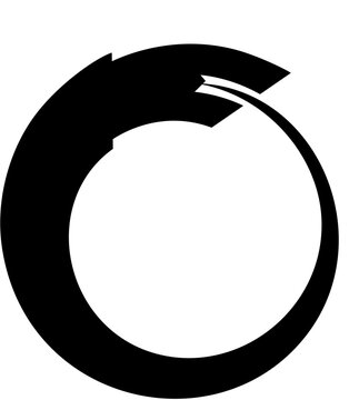 ouroboros symbol snake eating its own tail