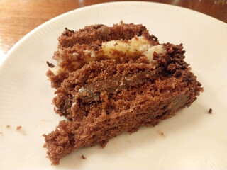 piece of chocolate cake