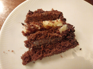 piece of chocolate cake