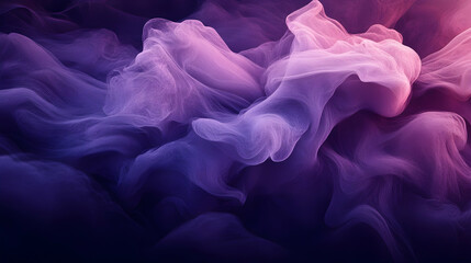 Obraz premium Purple and Pink Ink Swirls Abstract Background