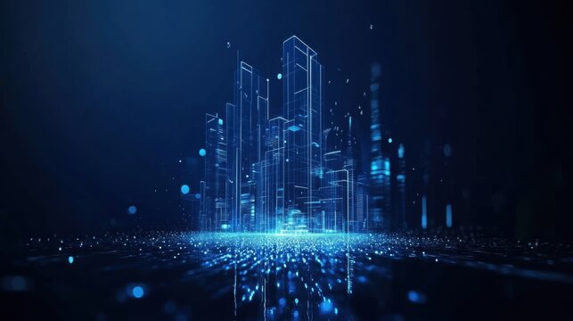 High tech background template design.