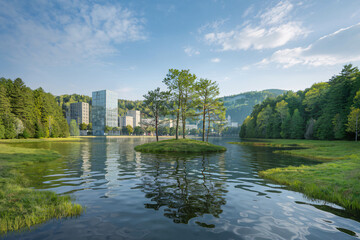 Earth Day Concept Art - Environmental Protection and Sustainability Illustration