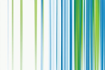 Obraz premium Vertical abstract lines inspired by spring rain in soothing shades of blue and green create a serene atmospheric effect. Generative AI