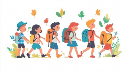 Geometrical Shape Concept for Kids Summer Camp Design