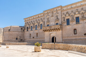 Castello de' Monti, &agrave; Corigliano d'Otranto, dans les Pouilles, Italie