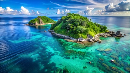 Fototapeta premium tropical island in thailand