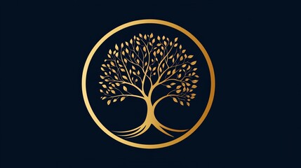 Modern Abstract Tree of Life Tree Business Logo