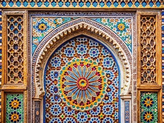 Rabat Morocco: Intricate Traditional Moroccan Patterns in Architecture