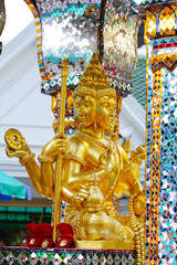 Fototapeta premium Erawan shrine Bangkok city, Thailand
