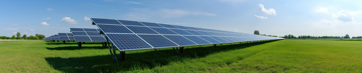 Panoramic sun energy panels