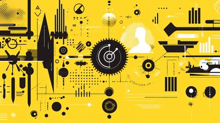 Obraz premium Visual Representation of Cognitive Processes
