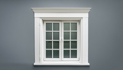 Fototapeta premium window on a white wall