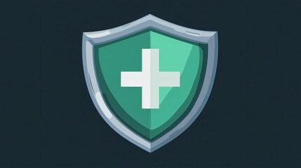 Obraz premium Medical Shield Icons for Healthcare and Medical Purposes