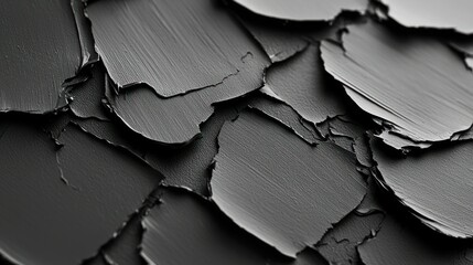 Abstract gray paint strokes with rough texture for artistic backgrounds