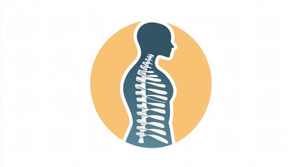 Professional Chiropractic and Orthopedic Clinic Logo Design