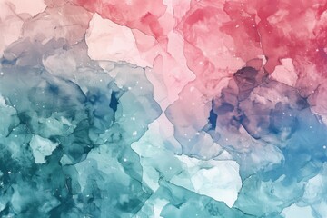 Obraz premium Delicate pastel background with a blend of pink, blue, and green, featuring subtle textures for added depth
