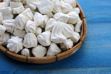 White clay filler, Soft-prepared chalk.  Thai tradition, Songkran festival