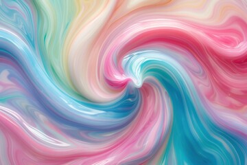 Obraz premium Delicate pastel background with a blend of pink, blue, and green, featuring subtle textures for added depth