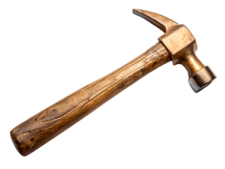 hammer on white background