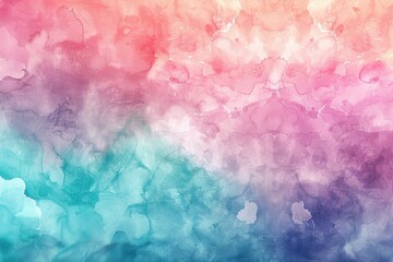 Fototapeta premium Delicate pastel background with a blend of pink, blue, and green, featuring subtle textures for added depth