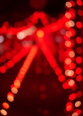 Red glitter vintage lights background defocused bokeh red bokeh abstract background glow design light texture effect sparkle