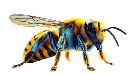 3d Bee PNG/Transparent