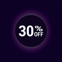 30% off poster for your business