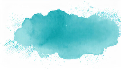 Obraz premium Aqua watercolor splash