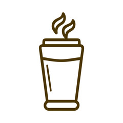Coffee culture takeaway cup icon