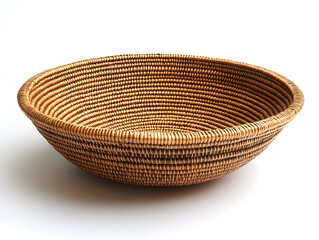 Handwoven Artisan Basket in Natural Color Showcasing Traditional Craftsmanship and Sustainable Materials for Home Decor